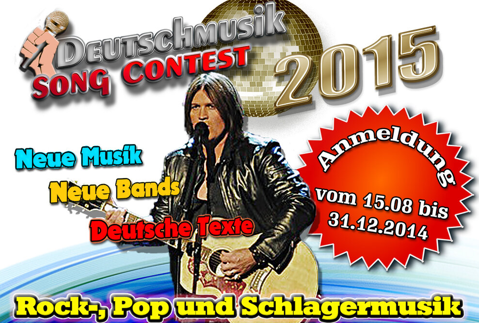 Ausschreibung – 3. internationaler Musikpreis deutschsprachiger Schlager-, Pop- und Rockmusik