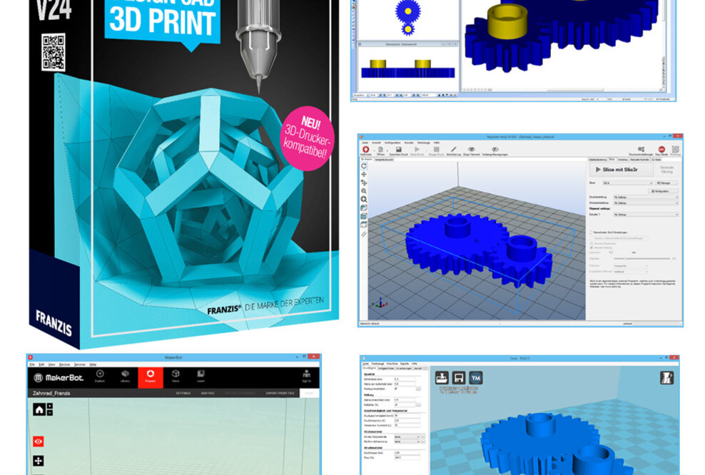 Neuestes DesignCAD 3D Print V24 - Konstruktion und Entwicklung für 3D-Druck