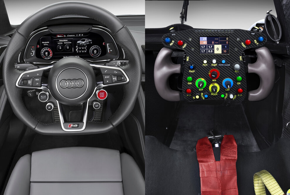 Innovative Technologien in der neuen Audi R8-Modellfamilie