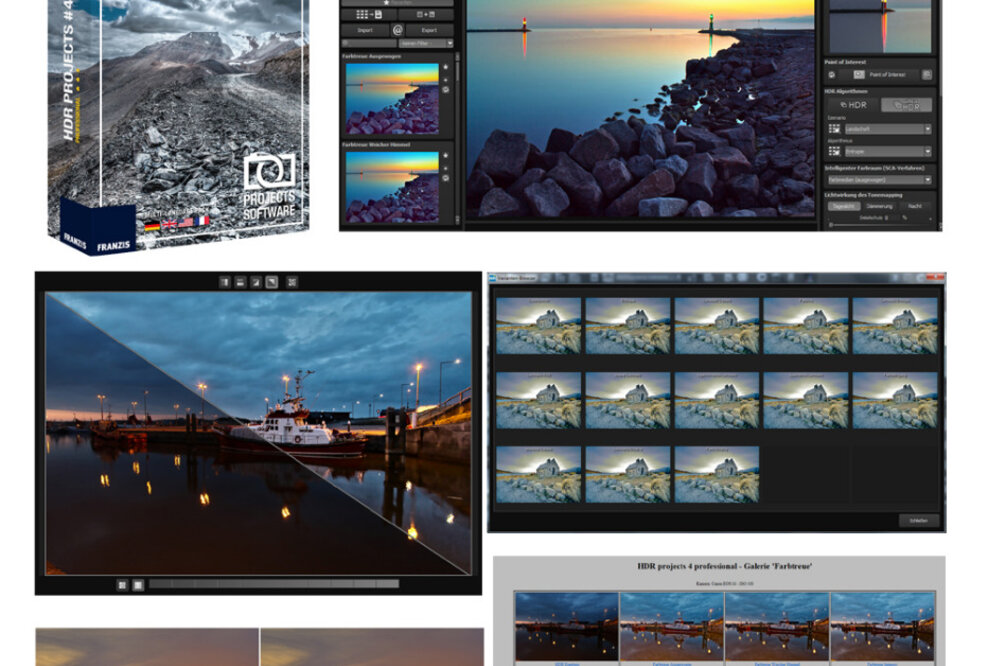 FRANZIS neue Fotosoftware HDR projects 4 für ultra-realistische Motivbilder und Fotokunst