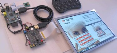 Kyocera Display Europe präsentiert neues Raspberry Universal Demo Kit