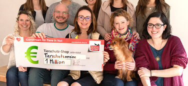 Eine Million Euro Geld-Prämie für Tierschutzvereine gesammelt